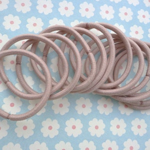20 pcs Hair elastics,khaki ponytail elastics,ponytail holders,pigtail holders