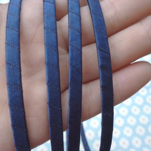 50 pcs Dark Blue Satin Covered Headband 5mm Wide image 3