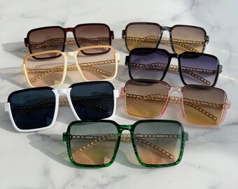 Chain Arm Sunglasses - Etsy