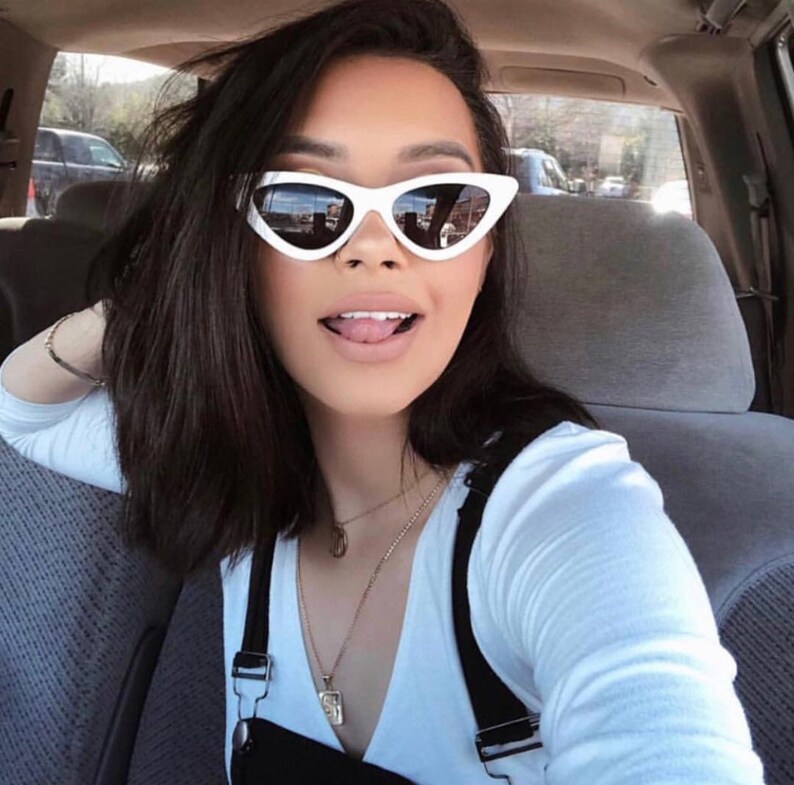 Retro Triangle Cat Eye Sunglasses | Cateye Sunglasses | Retro Sunglasses | Alisa Sunglasses