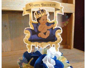 Royal Prince Centerpiece Royal Prince baby shower decoration centerpieces for baby shower Royal prince DIY KIT centerpieces