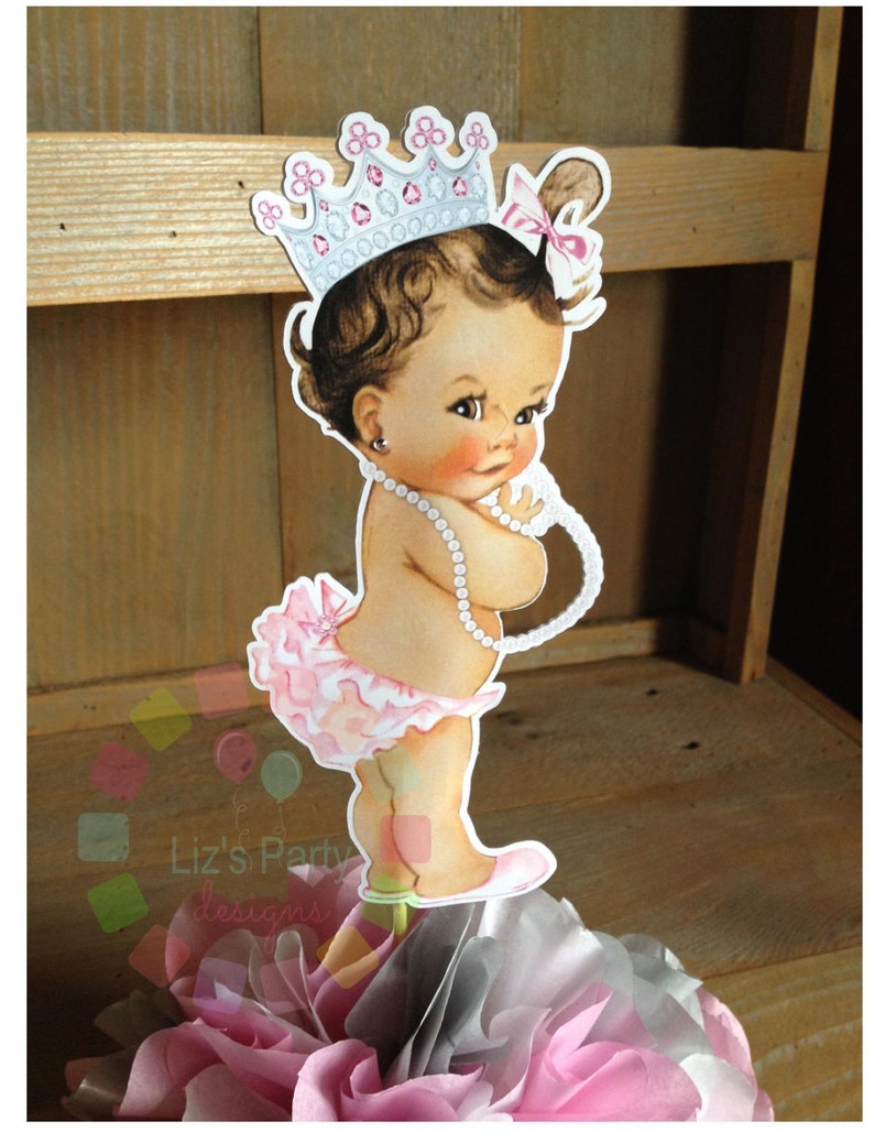 Pink Baby DIY Centerpiece Kit / Pink Centerpiece / Pink Baby / Etsy