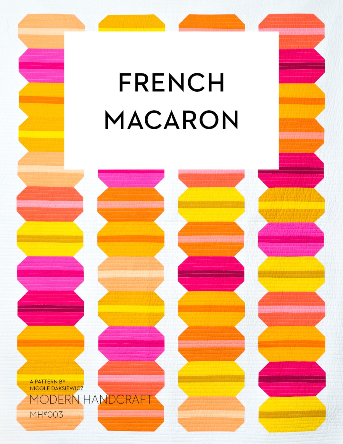 French Macaron Quilt Pattern Etsy