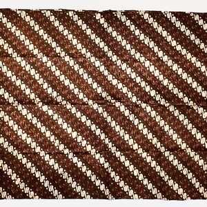 Indonesian Batik “Tjap Baju” Cotton Textile – Hand Block Printed, Java,