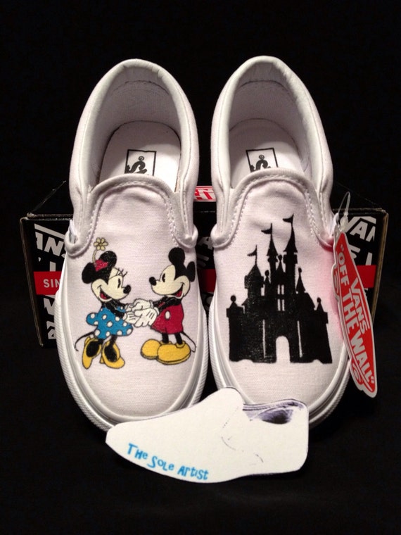 Custom Designed Hand Painted Vans Kids 