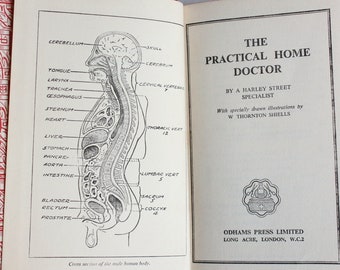 The Practical Home Doctor By A Harley Street Specialist with Specially Drawn Illustrations  C1939