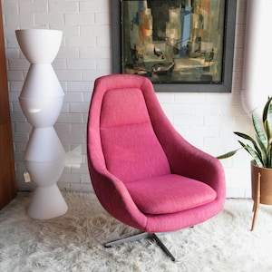SOLD SOLD Mid Century Swivel Egg Chair c1969