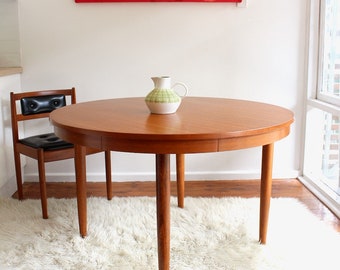 Mid Century Chiswell Round Dining Table, Pick Up Sydney