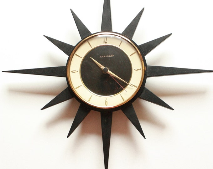 Vintage Junghans STARBURST Clock Germany Etsy Australia