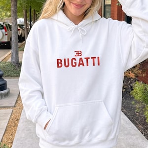 Broderad unisexhuva för bilmärken - Motorsport-present till fans - Superbilskläder