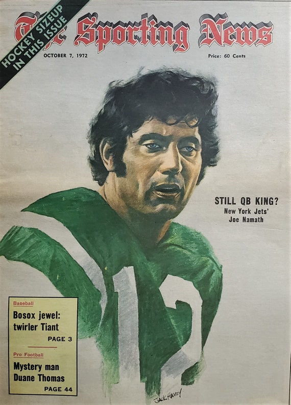 Joe Namath Broadway Joe NY Jets QB Quarterback 1972 Cover -   Denmark