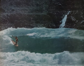 60s Surfing Worldwide Tanya Binning Aussie Ricky Grigg Bonzai HI Peter Byers Piha Beach 3 pps Color Pics Surfing History Hang 10 13x10 Frame