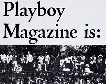 Vintage 1968 Playboy Magazine Ad, Hugh Hefner, Iconic Men's Culture (9x11)