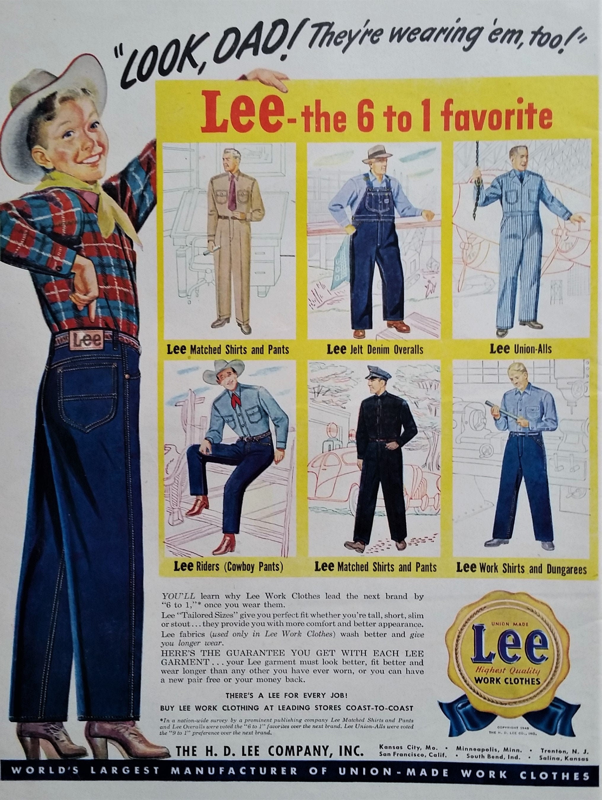 デニム ヤフオク! - Lee advertising banner 40s 50s いいたしま - grupodigimed.com.br