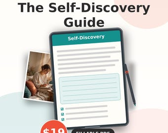 Self Discovery Workbook PDF | Personality Quiz, Values & Self Awareness Journal