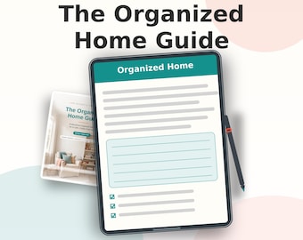 Home Organization Planner | Declutter Checklist & Room by Room Organizer PDF