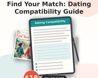 Dating Compatibility Quiz for Couples | Find Your Match Relationship Workbook PDF