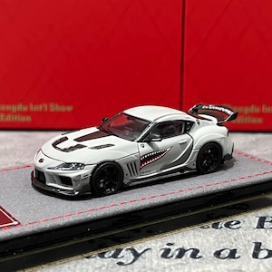 1/64 Toyota Supra A90 DarwinPro Widebody Diecast Model Car - JDM Collector Miniature Display Vehicle - Gift for Car Guy