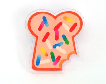 Rainbow Hagelslag Pin Badge | Recycled Jewellery | Dutch Design