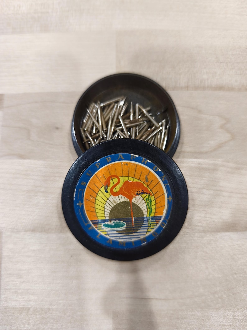 Rare SUPRAPHON FLAMINGO Gramophone Needles Bakelite Box - Etsy