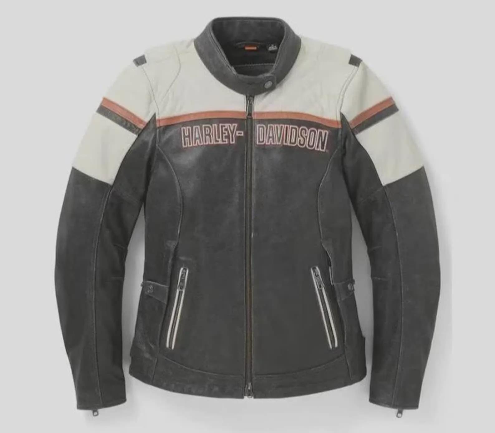 Cream Harley Davidson Jacket - Etsy