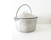 Vintage Super Maid Cookware 10 Quart Extra Large Cast Aluminum Dutch Oven Kettle
