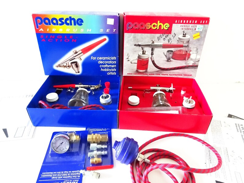 Vintage Airbrush Paasche H Paasche VL Airbrush Set Etsy