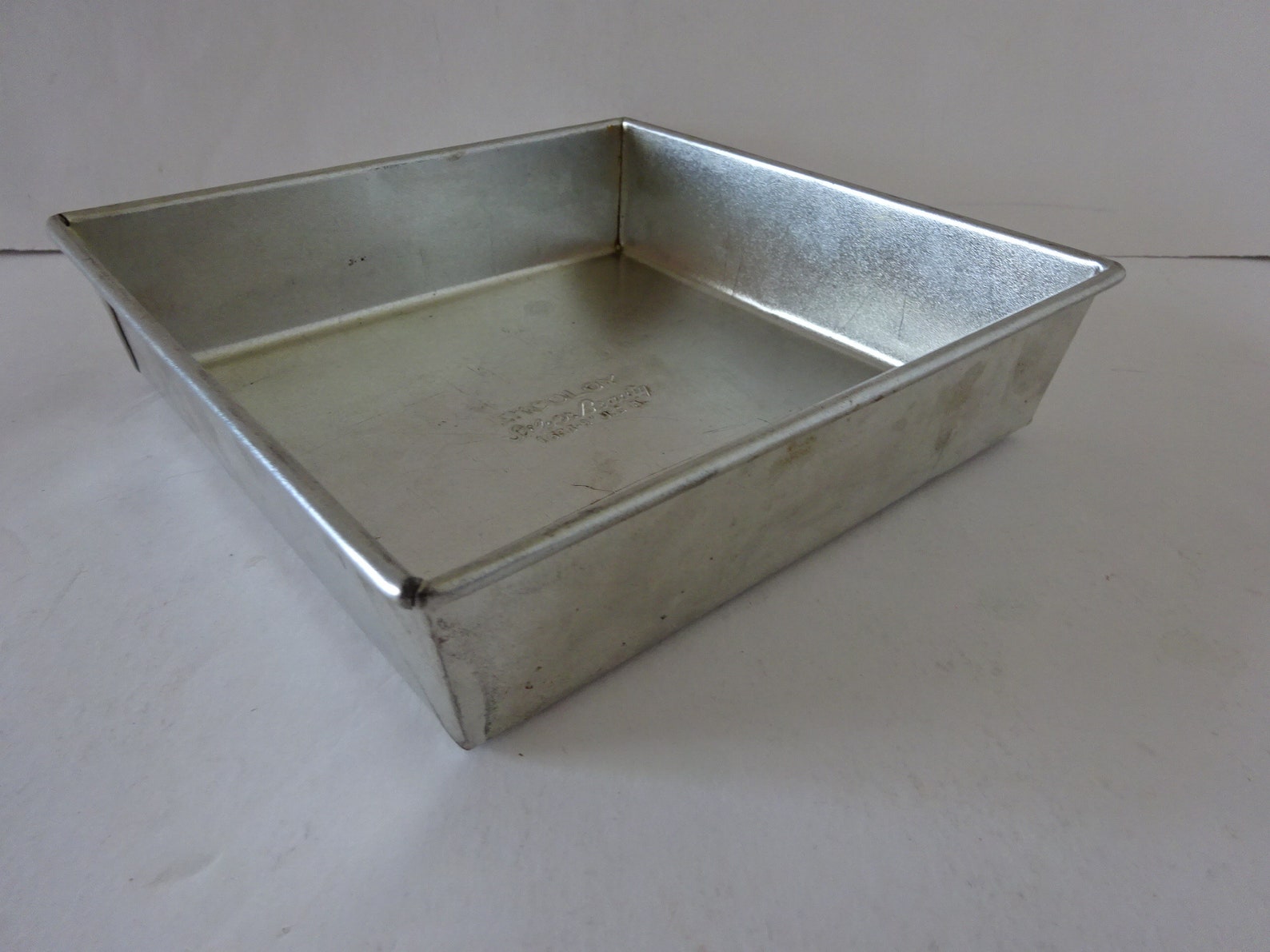 Vintage Ekcoloy Silver Beauty USA Cake Bake Pan Etsy