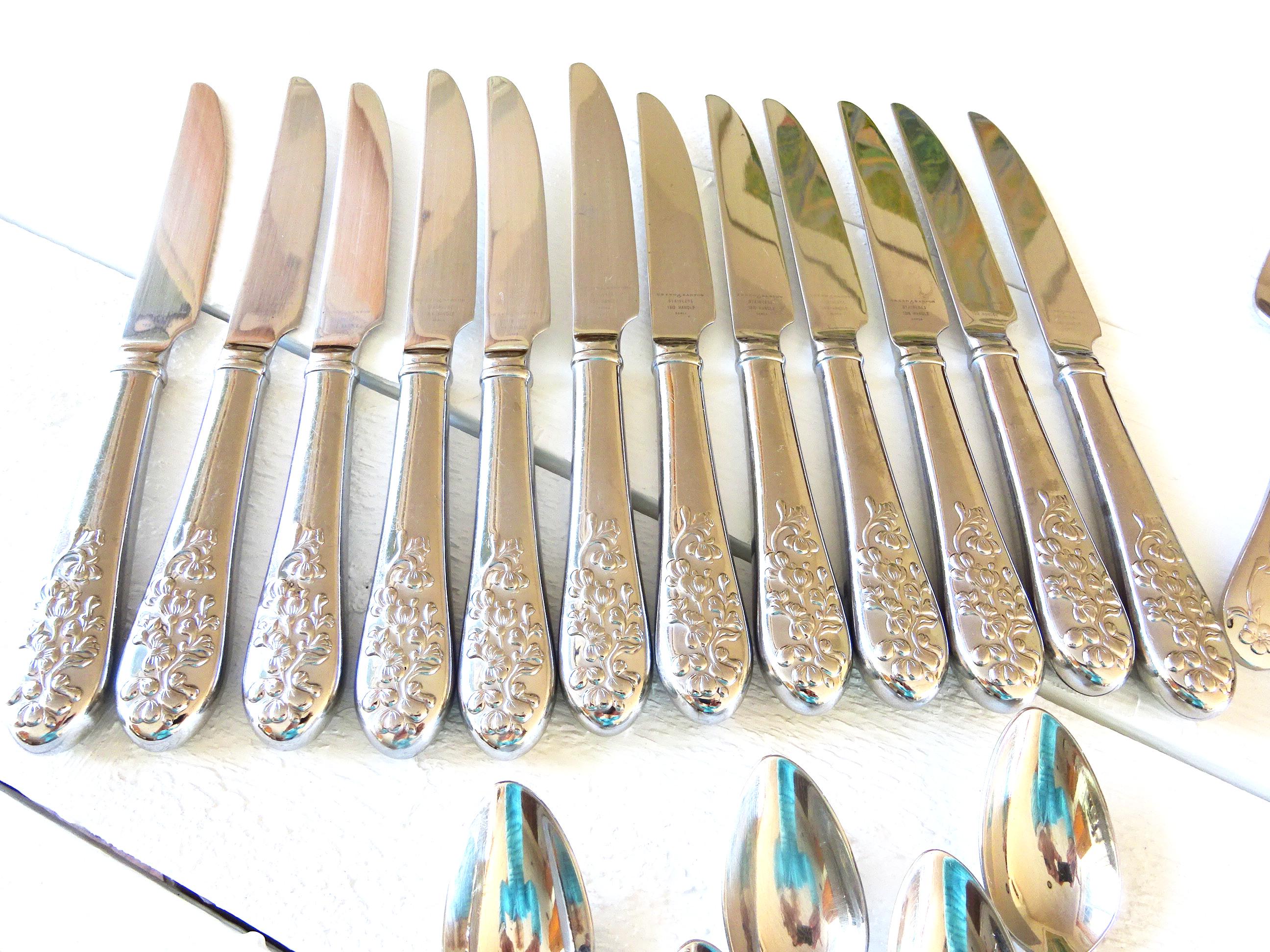 thumbnail image 2 of Reed & Barton French Floral Stainless Flatware – You Choose The Pieces, Brand New 2 of 4