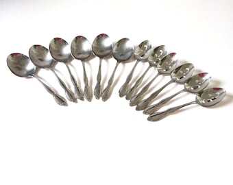 Vintage Oneida Community Stainless Chatelaine Serving Spoons-Sold Separately