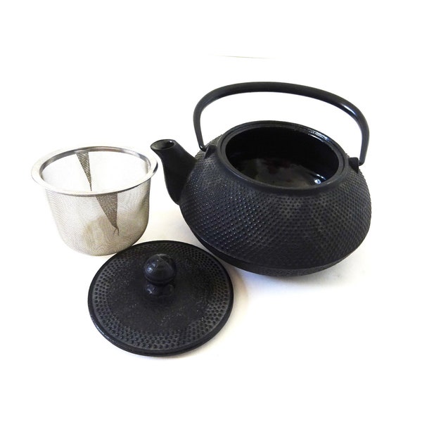 Cast Iron Enamel Teapot Etsy