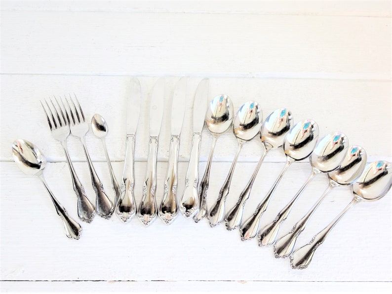 Vintage Oneidacraft Chateau Deluxe Stainless Flatware