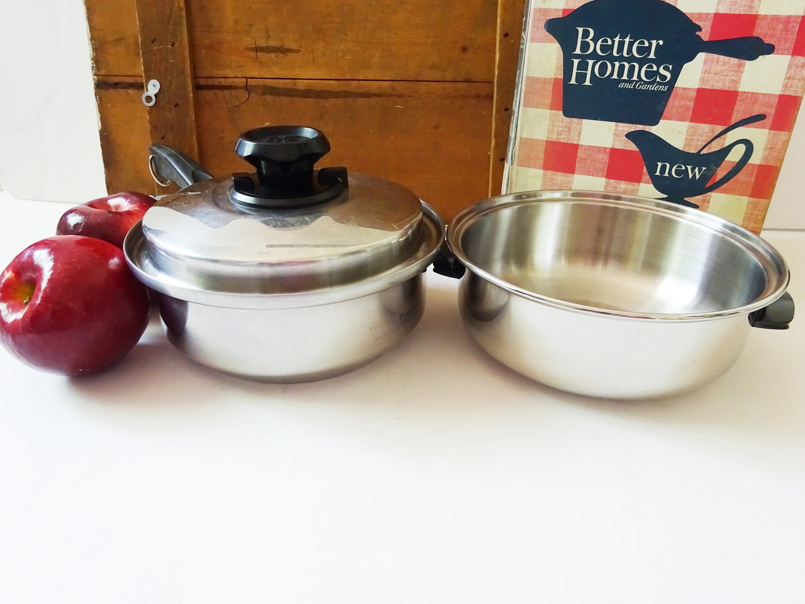 Vintage Lustre Craft Multi Core 5 Ply Small Medium Stainless-steel