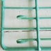 Vintage Turquoise Blue Vinyl Coated Metal Storage Dishware/dinnerware ...