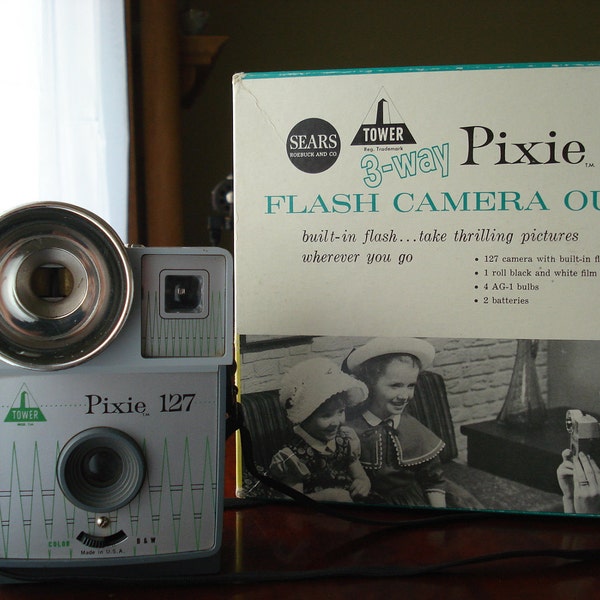 Sears 3 Way Pixie 127 Flash Camera.