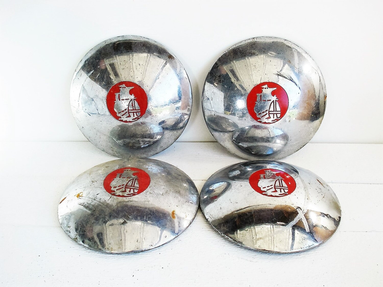 Vintage Plymouth Hub Caps Dog Dish Plymouth Hub Caps Etsy