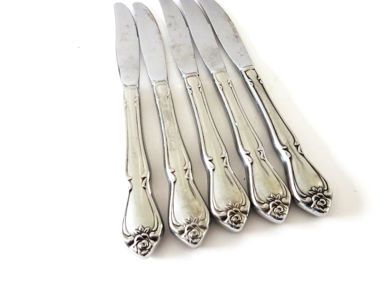 Vintage Oneida Arbor Rose/true Rose Stainless Flatware Etsy Australia