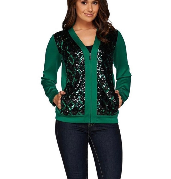 Bob Mackie Wearable Art Cardigan 