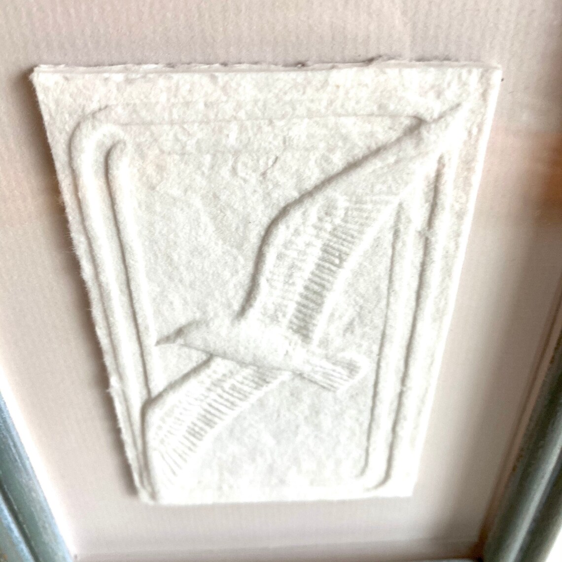 Vintage HandCast Paper Art par Wess de Figi Graphics / Etsy France