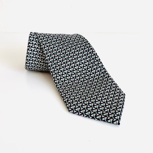 Countess Mara Black Martini Mens Silk Tie, Necktie, Men’s Fashion, Vintage Necktie