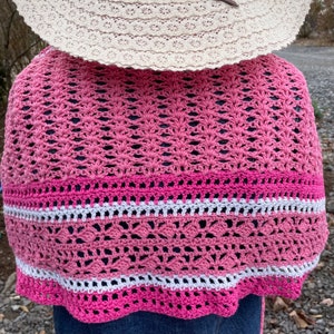 Pretty In Pink Shawl/Wrap