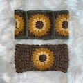 Sunflower Ear Warmers Crochet Patterns