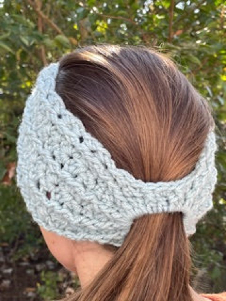 Ponytail Ear Warmer Collection Crochet Patterns image 7