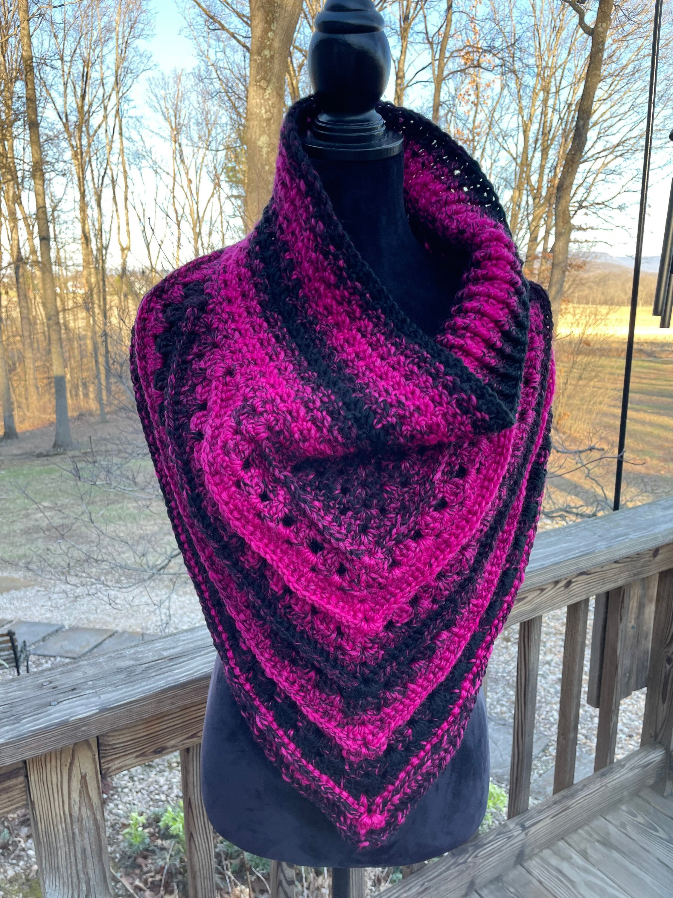 Black Colour - Bcottilie Scarf 208390 - Pink main image 1