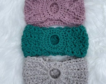 Ponytail Ear Warmer Collection Crochet Patterns
