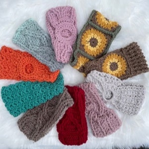 Ear Warmer Set of Crochet Patterns