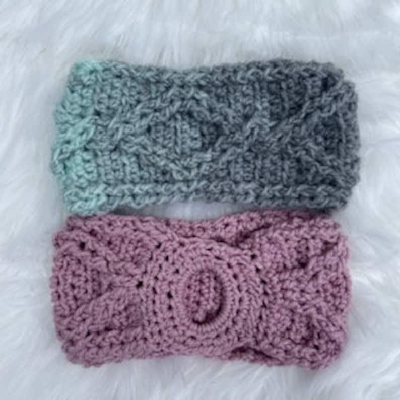 Ponytail Ear Warmer Collection Crochet Patterns image 5