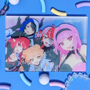 Hololive Vtuber Glitter Sand Acrylic Standee Callie Ollie Nerissa Irys Nene