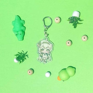 Indie Vtuber Double-Sided Acrylic Keychains