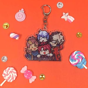 Holostars EN Armis Vtuber Group Double-Sided Acrylic Charm